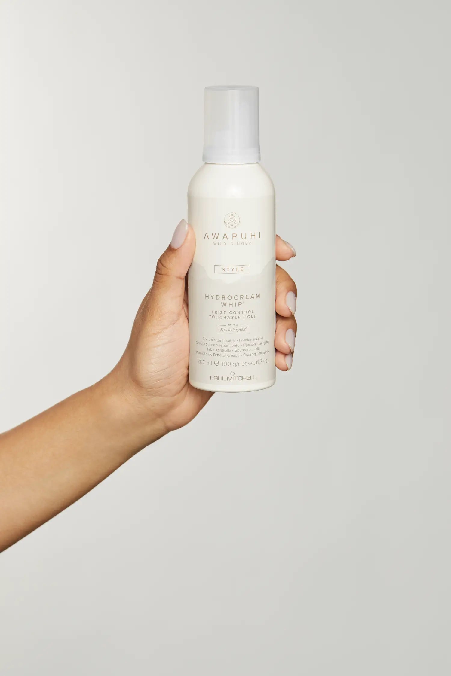 AWAPUHI WILD GINGER HYDROCREAM WHIP - Shkume Volumizuese, Kunder Elektrizimit