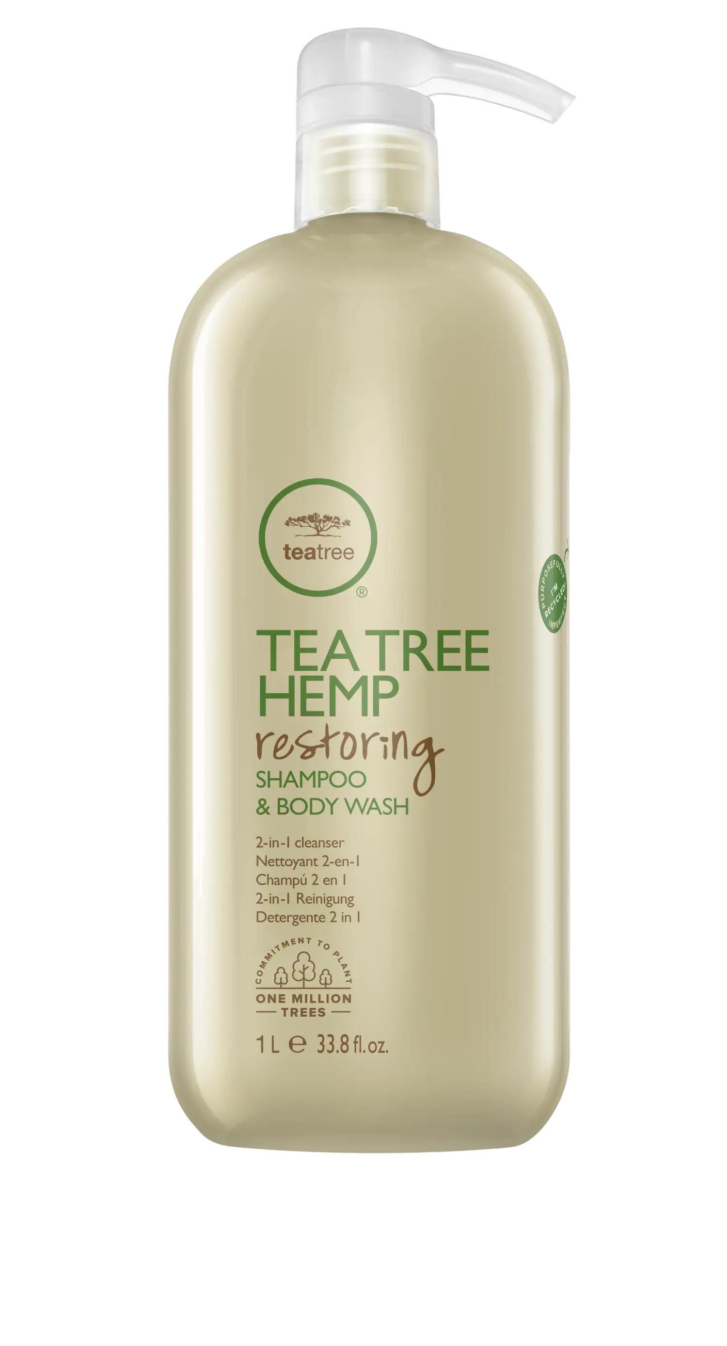 TEA TREE Hemp Restoring Shampoo & Body Wash