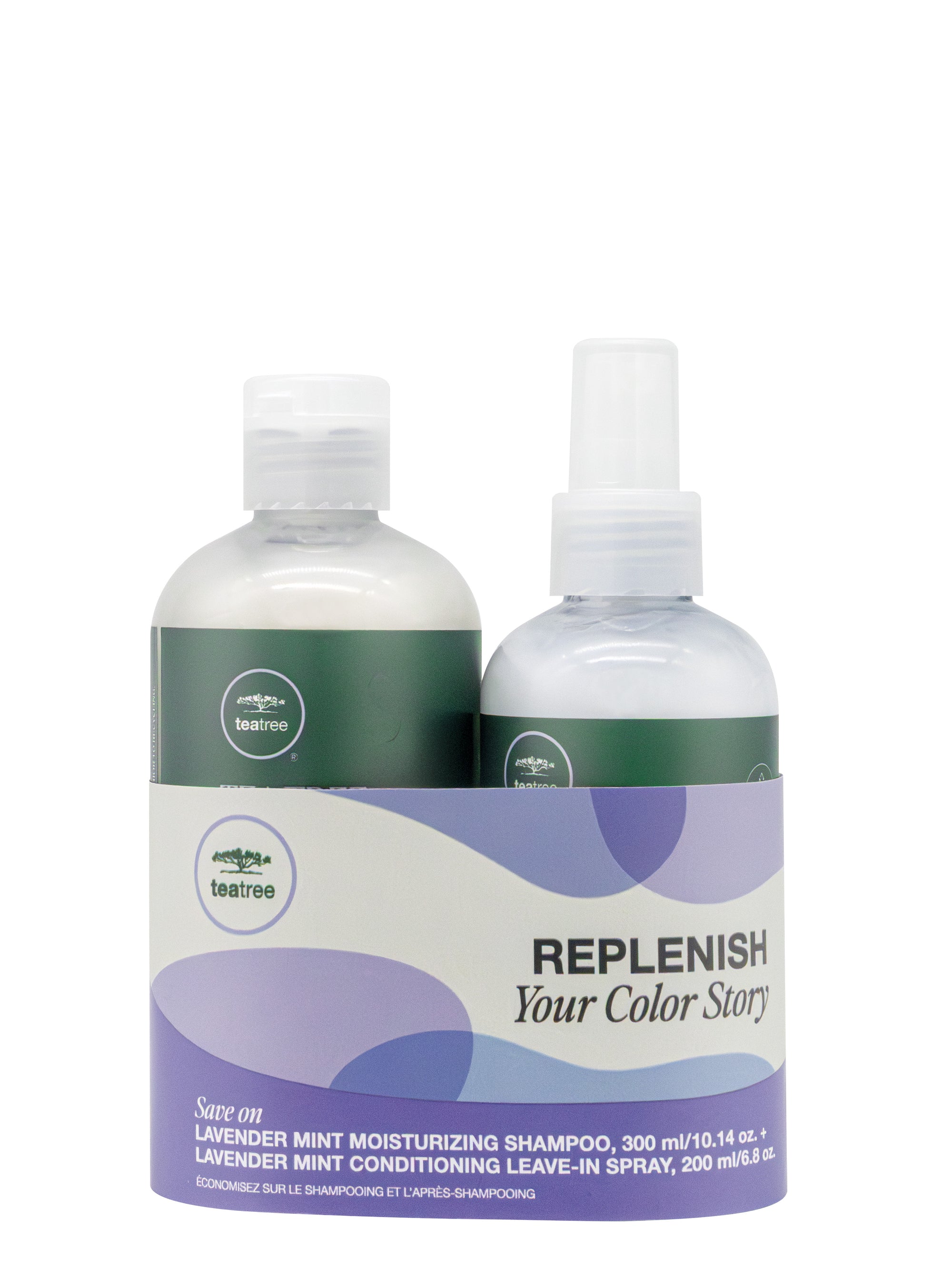 DUO TEA TREE LAVENDER MINT SHAMPO &amp; CONDITIONING LEAVE-IN Spray